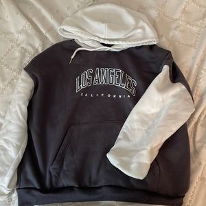 SHEIN grey and white sweatshirt